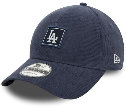 New Era Los Angeles Dodgers MLB Cap verstellbar Teampatch Kord LA Kappe Baseball blau - One-Size
