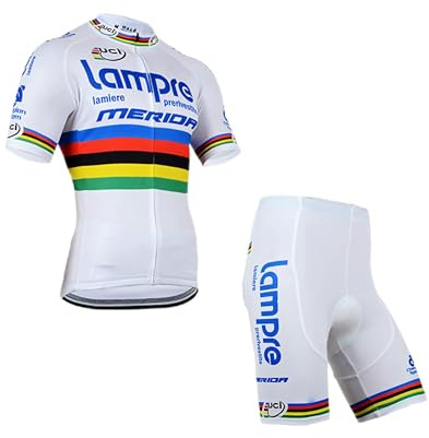 assocauicy Salopette da Ciclismo Uomo con Imbottitura 4D Tuta Bicicletta Traspirante, Abbigliamento Estivo Sportivo Confortevole per Ciclisti