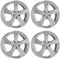 4x Dezent Felgen KB silver 7.0Jx17 ET40 5x108 kompatibel mit Jaguar E-Pace XE XF