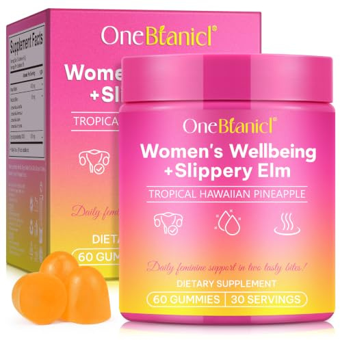 Women's Live Cultures Gummies with Slippery Elm, 60 Count