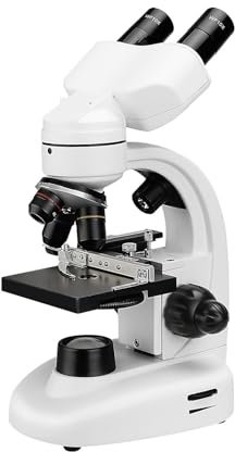 LNHHG Microscopio Digital Microscopio biológico 40X-1600X Microscopio Binocular electrónico óptico Binocular for la guía de Regreso a Clases