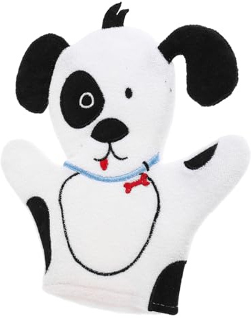 HONMEET Niedlicher Cartoon Badehandschuh für Kinder aus Weichem Material mit Peelingfunktion als Badewannenzubehör für Kleinkinder und Einfache Anwendung