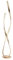 Paul Neuhaus LED-Stehlampe LINDA goldfarben, Blattgold-Optik, geschwungen 720-12