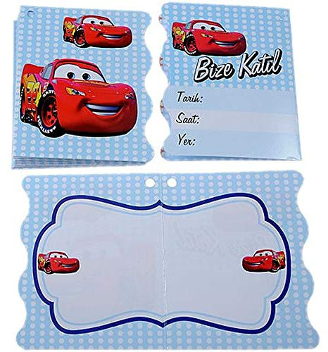 Cars Geburtstags Einladungen