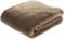 Gözze - Premium Cashmere-Feeling Wohn- und Kuscheldecke, 500 g/m², 130 x 170 cm - Taupe