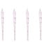 Toyland® Set Of 4-12cm Luxury Glass Icicle Christmas Tree Decorations