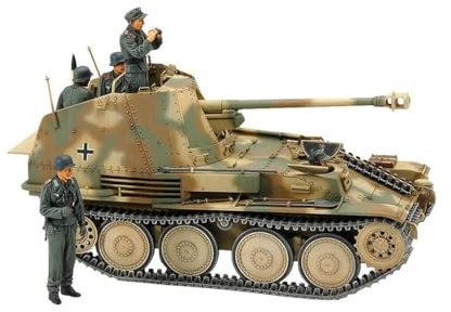 TAMIYA 35364 - 1:35 Deutscher Jagd Panzer Marder III Normandie, Modellbau, Plastik Bausatz, Hobby, Basteln, Kleben, Modellbausatz, Modell, Zusammenbauen, Unlackiert