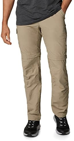 Columbia Hombre Pantalones de senderismo convertibles, Tusk 221, 28W / 36L