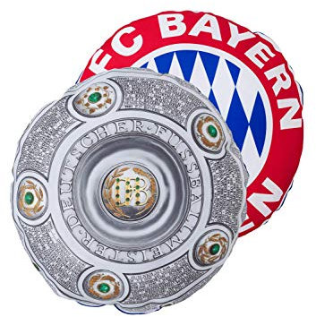 FC Bayern München Rundkissen Rekordmeister Durchmesser 50cm