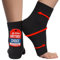 KEMFORD Ankle Compression Sleeve - Plantar Fasciitis Braces - Open Toe Compression Socks for Swelling, Sprain, Neuropathy, Foot Arch Support for Men and Women - 20-30mmhg, M, Black