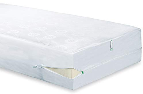 Softsan ProMax wasserdichter Matratzenbezug 120x200 cm, Höhe 18 – 38 cm, hygienischer Matratzenschutz vor Feuchtigkeit, Milben und Bettwanzen (120 x 200 cm)