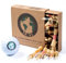Green Swing Gemischte Bambus-Golf-Tees, Natural Edition, 70 mm, 60 mm, 38 mm, 32 mm, 25 mm