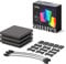 Twinkly Squares Erweiterungsset, RGB LED Paneelen-Kit, Enthält 3 Erweiterungspaneele und Verbindungskabel, Kompatibel mit HomeKit, Alexa und Google Home, Gaming- und Streaming-Lichter, 16M+ Farben