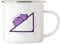 Hey!Print Rechtwinkliges Dreieck Emaille Tasse Hyppotenuse Pythagoras Satz Nilpferd Lustig Geschenkidee Mathe
