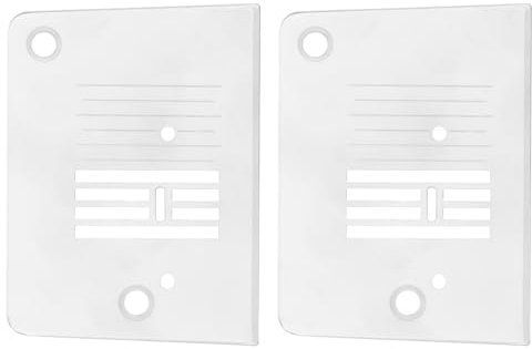 2-teilige Stichplatte Strapazierfähige Eisen Nadelplatte Ersatz Nähmaschinenteile für Singer 1408 2250