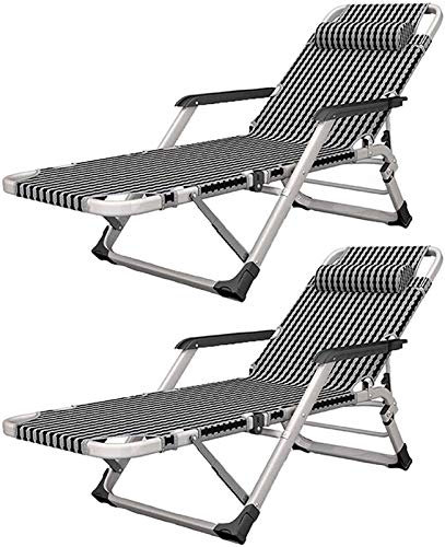 ADITAM Leichte, leichte Sonnenliege, Faltbare Gartenstühle, 2er-Set Zero Gravity-Stuhl, Liegestuhl, faltbar, Zero Gravity-Garten-Sonnenliege, Büro, Zuhause, Balkon, Nickerchen, Freizeit, Siesta, Grey