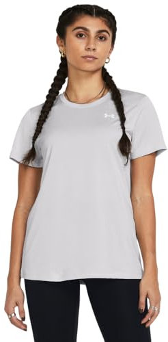 Under Armour Tech SSC-Twist, T-shirt de sport respirant pour femmes, T-shirt manches courtes à col rond