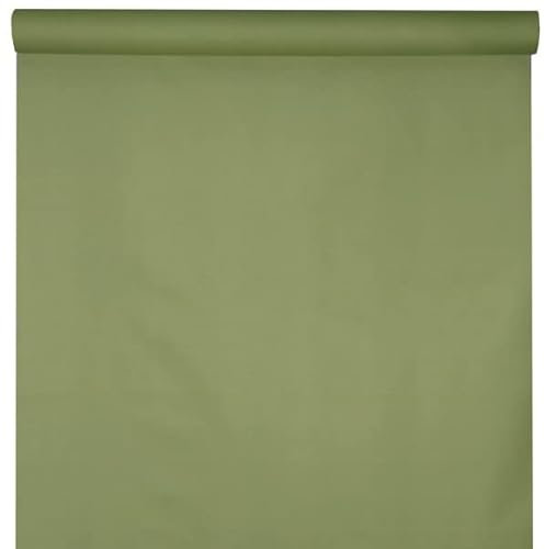 Santex mariage Nappe Rouleau Harmony intissé Opaque 10m, Vert Sauge