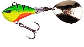 ZECK - Jig Spinner, Spin-Jig, Bleikopfspinner, Kunstköder, Angelköder - Rogue Runner | 20 g - Firetiger