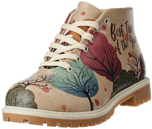 DOGO Damen Shortcut Fashion Boot, Mehrfarbig, 38 EU