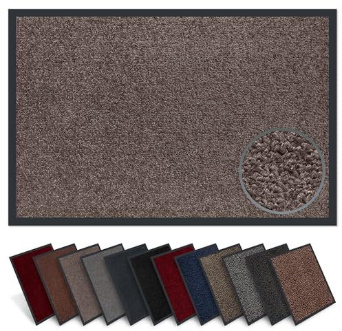 Carpet Diem Fußmatte innen, große Auswahl, Größe: 80x120 cm, Farbe: Taupe - Halten Sie Ihr Zuhause sauber mit unserer Schmutzfangmatte