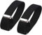 1 Pair Elastic Adjustable Armbands Arm Sleeve Shirt Garter Sleeve Holders，Anti-Slip Shirt Sleeve Holders,Elastic Adjustable Armbands for Men, Expandable Shirt Armbands (Black)