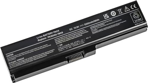 FESTAS 5200mAh Neuf PA3634U-1BRS PA3634U-1BAS Batterie Compatible avec Toshiba Satellite L650 L650D L655 L655D L670 L670D M300 A660 A660D A665 A665D L630 L635 L640D U400 M300 M307 M640 M645