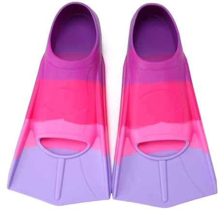 Azuunye Kids Swim Fins Youth Short Blade Swimming Training Flippers XS