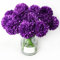 Tinsow Künstliche Blumen, lila, Chrysanthemen, Blumenstrauß, Blumenstrauß für Zuhause, Garten, Party, Hochzeit, Dekoration, 12 Stück