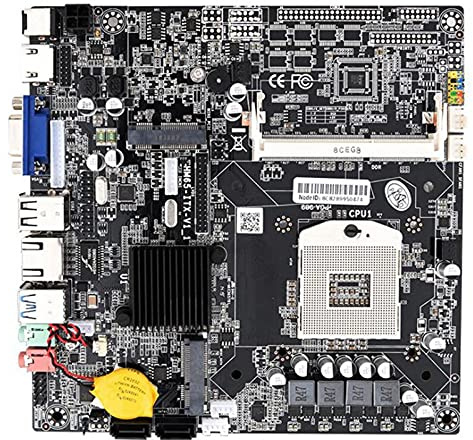 liovitor HM65 PGA988 Desktop PC Mainboard SATA II DDR3 Mini ITX Motherboard für Mini Host/HTPC/Radio/Werbe Maschine