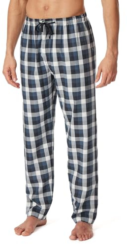 Schiesser Herren Schlafhose Lang Web - Mix + Relax - Organic Cotton Pyjamaunterteil (1er Pack)