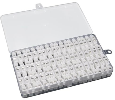 Kabelklemmen-Kit, elektrische Kabelanschlüsse,42 Stück Kabelklemmen und Anschlüsse, flammhemmend - Kfz-Verkabelungsklemmen für stabile Leitung