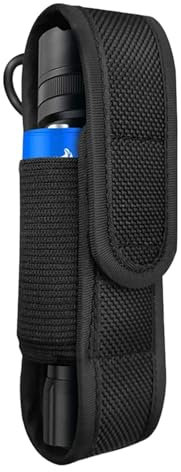 Custodia protettiva per torcia portatile a LED Custodia in nylon per torcia Supporto per torcia da campeggio per attrezzi da esterno Manica per torcia elettrica Porta torcia a LED Custodia p