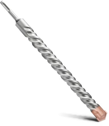MOXPIFY Foret SDS Plus 35 x 350 mm avec double hélice pour marteau perforateur en béton, pierre, pierre naturelle