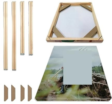 LYHYDMA Fotorahmen BilderrahmenDIY Massivholz-Malrahmen Bilderrahmen Holz, Basteln, Werbung, Malen, 50x70 60x80 60x100 cm Für Schlafzimmer, Büro(Height 115cm,Width 80cm)