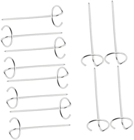 Yardwe 12pezzi Spiedini Inossidabili Per Barbecue E Friggitrice Ad Aria Spiedini Verticali Riutilizzabili Per Grigliate Di Carne Compatibili Con Forni Elettrici Design Compatto E Leggero