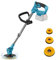 Akku Reinigungsbürste für Makita 18V Batterie, Elektrische Reinigungsbürste, 90-125cm Dehnbar Reinigungsbürste mit 3 Bürstenköpfe, für Bad, Fliesenboden, Auto (ohne Akku)