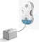 HUTT S7 Plus Robot lavavetri Finestre con Batteria Rimovibile (Circa 60 Min di Pulizia) 5500Pa, Dual Drive Fluttuante 3D，Lava Vetri Elettrico Auto Spruzzo, Serbatoio 80ml, Robot Pulisci Vetri, Valigia