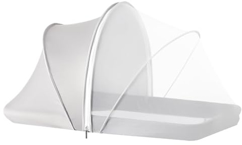 Rete per passeggino - Rete riutilizzabile per passeggini con nastri elastici, barriera protettiva durevole per culle, presine, carrelli e sedie