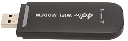 Alomejor 4G LTE USB WiFi Router Portable WiFi Modem 150 Mbps per Reti 3G 4G con Interfaccia USB Standard Micro SIM Slot Supporta 10 Utenti