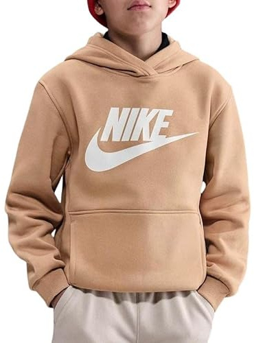 Nike Sportswear Club Fleece Hoodie Für Ältere Kinder, Hemp/White, FD2988-200, XL