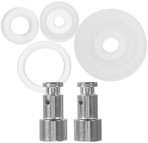 NUOBESTY Universal Pressure Cooker Float Valve Seal Kit, 2 x 19mm Floaters Silicone Gaskets, Safety Valve Replacement Parts for Electric Pressure Pots, Compatible Cooker Accessories