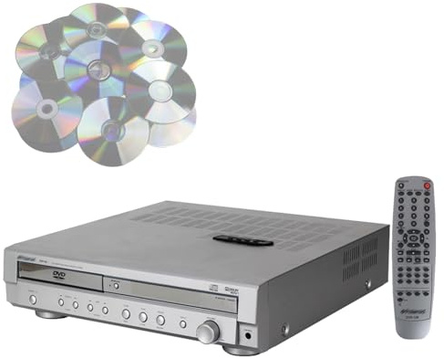 5.1 Channel Home Theater Amplifier, Surround Channel DVD Player with Remote Control, Supports USB, Optical and Coaxial Output, Stereo Receiver with Volume Control, for Theater and Home Use