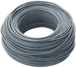 CAVO ELETTRICO UNIPOLARE N07V-K CAVO 1x4 mm² ISOLATO CON PVC MATASSA DA 10 METRI COLORE GRIGIO FLESSIBILE