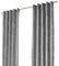 Sienna Crushed Velvet Curtain Eyelet Ring Top Pair of Fully Lined Curtains, Soft Luxurious Silver Grey Insulated Curtains Window Treatment 2 Panel, 90 x 90