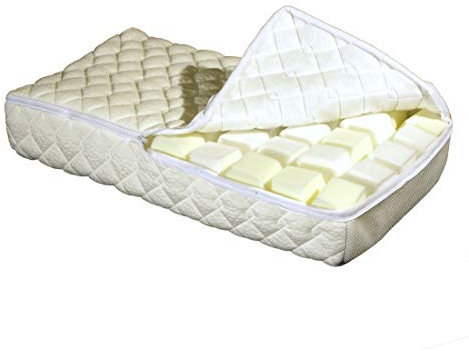 Garanta Nackenstützkissen - Flexinet Air Visco - Schaumstoff Flechtkern - Punktelastizität - Seitenschläfer - Rückenschläfer, Größe Kissen:L = 12 cm