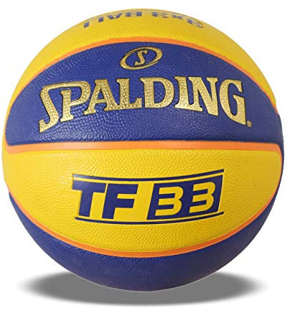 Spalding Unisex-Adult 83735Z_6 Basketball, Yellow,Blue, 6