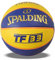 Spalding Unisex-Adult 83735Z_6 Basketball, Yellow,Blue, 6