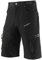 BERGRISAR MTB Hose Herren Kurz Fahrradhose Radlerhose Loose-fit mit 6 Tachen, Atmungsaktiv & Wasserabweisend 1806BG - Schwarz - Groß