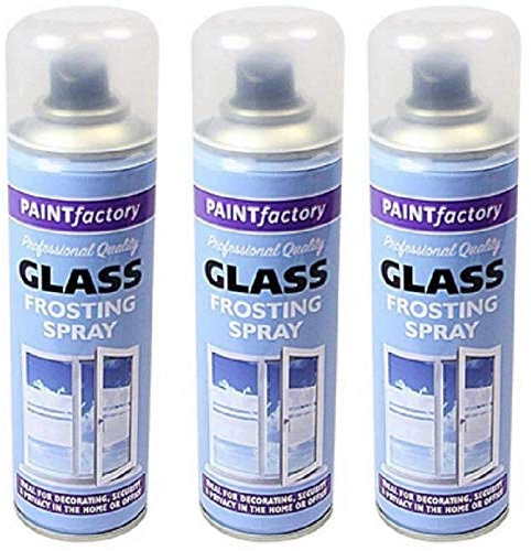 250ml Glass Window Frosting Spray Paint Aerosol Privacy Decorative Frosted (3)